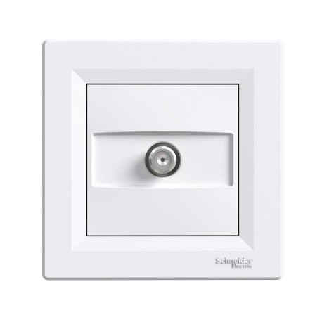 ZÁSUVKA ANT. SAT PRIE.4dB ASFORA BIELA