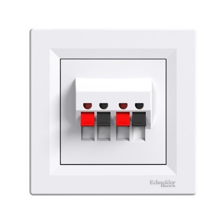 ZÁSUVKA REPRODUKT. 2-NÁS. ASFORA BIELA