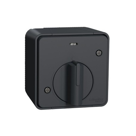 Komplet Mech. časový spínač IP55 antracit