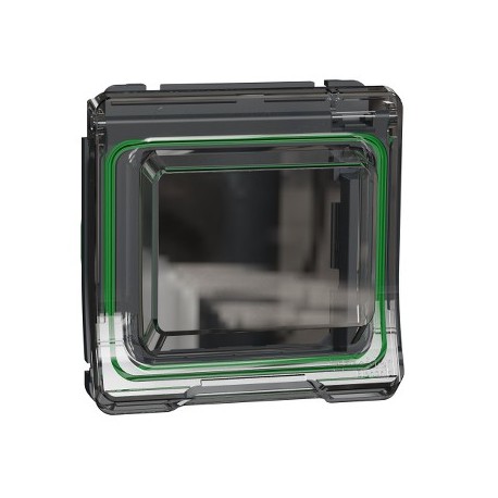 Krytá krabica IP55 pre UNICA, antracit