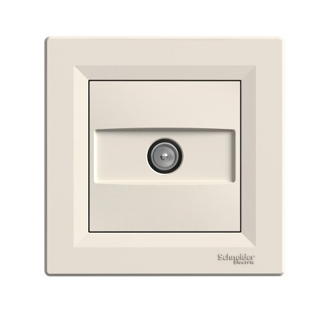 ZÁSUVKA ANT. TV PRIE.4dB ASFORA KRÉMOVÁ