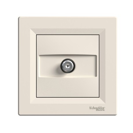 ZÁSUVKA ANT. SAT PRIE.4dB ASFORA KRÉMOVÁ