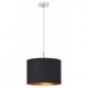 Rabalux 2526 - Monica závesné svietidlo E27 1x MAX 60W textil čierna/čierna