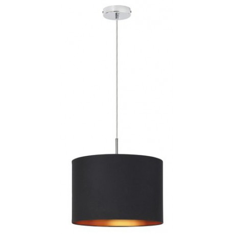 Rabalux 2526 - Monica závesné svietidlo E27 1x MAX 60W textil čierna/čierna