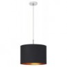 Rabalux 2526 - Monica závesné svietidlo E27 1x MAX 60W textil čierna/čierna