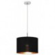Rabalux 2526 - Monica závesné svietidlo E27 1x MAX 60W textil čierna/čierna