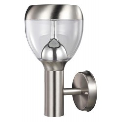 Rabalux 8437 - Dresden vonkajšie nástenné svietidlo LED 6,5W umelá hmota nehrdzavejúca ocel/priehľadná