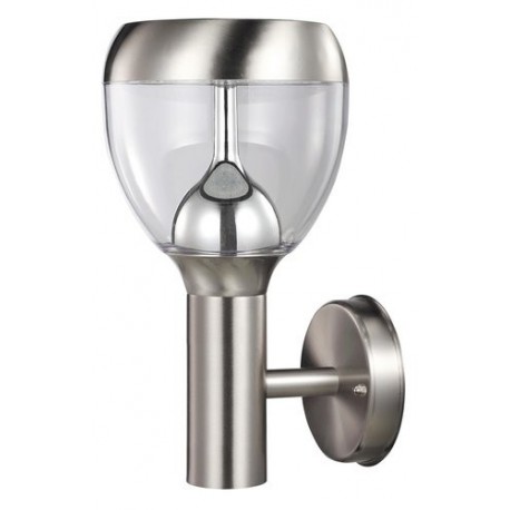 Rabalux 8437 - Dresden vonkajšie nástenné svietidlo LED 6,5W umelá hmota nehrdzavejúca ocel/priehľadná