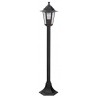 Rabalux 8210 - Velence vonkajšie stojanové svietidlo E27 1x MAX 60W sklo čierna/priehľadná