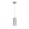 Rabalux 6379 - Florence závesné svietidlo E14 1x MAX 40W sklo chrómová/opálové sklo