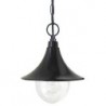 Rabalux 8246 - Konstanz závesné exteriérové svietidlo E27 1x MAX 100W umelá hmota čierna/priehľadná