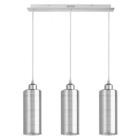 Rabalux 2203 - Vera závesné svietidlo E27 3x MAX 40W sklo chrómová/chrómová