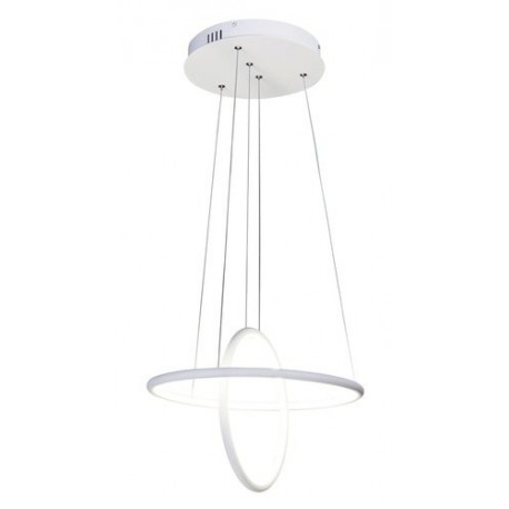 Rabalux 2544 - Donatella závesné svietidlo LED 37W umelá hmota biela/biela