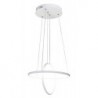 Rabalux 2544 - Donatella závesné svietidlo LED 37W prirodzená biela umelá hmota biela/biela