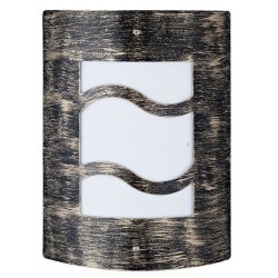 Rabalux 8517 - Denver 4 vonkajšie nástenné svietidlo E27 1x MAX 60W umelá hmota antická zlatá/biela