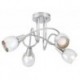Rabalux 6010 - Porto stropné svietidlo E14 4x MAX 40W sklo chrómová/3D efekt