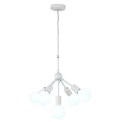 Rabalux 5598 - Malik závesné svietidlo E27 5x MAX 40W biela