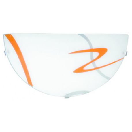 Rabalux 1814 - Soley nástenné svietidlo E27 1x MAX 60W sklo biela/biela vzorovaná