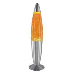 Rabalux 4118 - Glitter Mini dekoračné svietidlo E14 1x MAX 15W sklo žlutá/žlutá