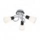 Rabalux 1099 - Ati bodové svietidlo E14 3x MAX 40W sklo chrómová/opálové sklo