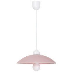 Rabalux 1409 - Cupola range závesné svietidlo sklo ružová/ružová