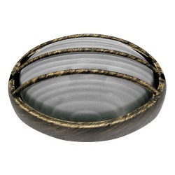 Rabalux 8499 - Hektor vonkajšie nástenné svietidlo E27 1x MAX 100W sklo antická zlatá/priehľadná