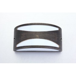 Rabalux 8510 - Manhattan vonkajšie nástenné svietidlo E27 1x MAX 60W umelá hmota antická zlatá/biela