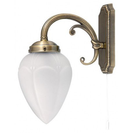 Rabalux 8531 - Maya nástenné svietidlo E14 1x MAX 40W sklo bronzová/opálové sklo