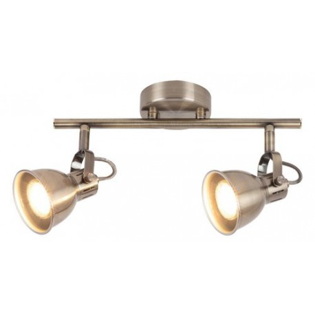 Rabalux 6728 - Ralph bodové svietidlo GU10 2x MAX 9W kovové bronzová/bronzová