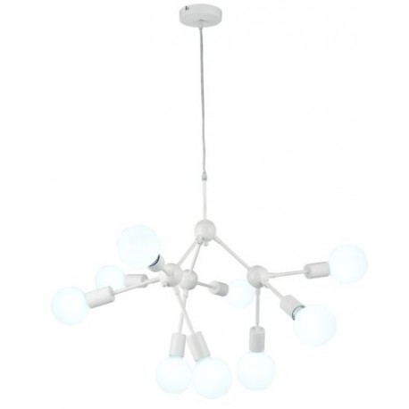 Rabalux 5599 - Malik závesné svietidlo E27 9X MAX 40W biela