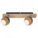 Rabalux 5614 - Arthur bodové svietidlo GU10 2x MAX 35W kovové dub/dub