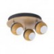 Rabalux 5615 - Arthur bodové svietidlo GU10 3x MAX 35W kovové dub/dub