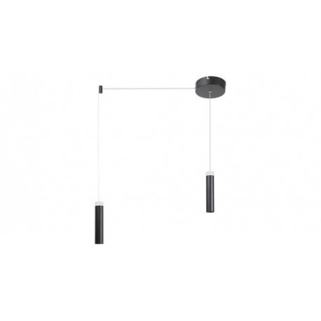 Rabalux 5641 - Andromeda závesné svietidlo LED 14W kovové čierna/čierna