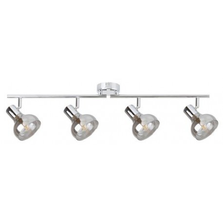 Rabalux 5559 - Holly bodové svietidlo E14 4x MAX 40W sklo chrómová/dymová