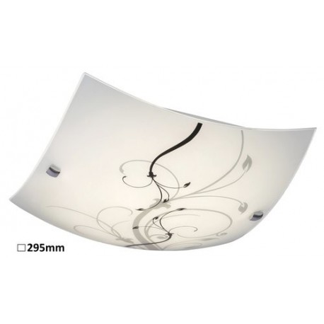 Rabalux 3447 - Elina LED stropné svietidlo LED 12W sklo biela/biela vzorovaná