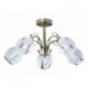 Rabalux 2271 - Joel stropné svietidlo E27 5x MAX 60W sklo bronzová/biela