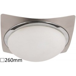 Rabalux 3665 - Princessa stropné svietidlo E27 1x MAX 60W sklo saténová chrómová/opálové sklo