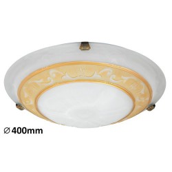 Rabalux 3714 - Laretta stropné svietidlo E27 2x MAX 60W sklo biele alabastrové sklo/biele alabastrové sklo