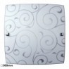 Rabalux 3854 - Harmony Lux stropné svietidlo E27 1x MAX 60W sklo biela vzorovaná/biela vzorovaná