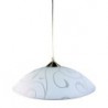 Rabalux 3856 - Harmony Lux závesné svietidlo E27 1x MAX 60W sklo biela vzorovaná/biela vzorovaná