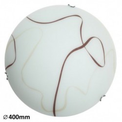 Rabalux 3878 - Mirabell stropné svietidlo E27 2x MAX 60W sklo chrómové úchytky/opálové sklo