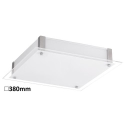 Rabalux 2608 - Carl stropné svietidlo E27 3x MAX 40W sklo biela/biela