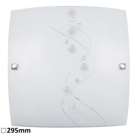 Rabalux 3755 - Ruby stropné svietidlo E27 1x MAX 60W sklo biela vzorovaná/biela vzorovaná