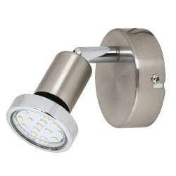 Rabalux 5535 - Valentine bodové svietidlo GU10 1x MAX 50W saténová chrómová/saténová chrómová