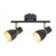 Rabalux 5606 - Mackenzie bodové svietidlo E14 2x MAX 40W kovové čierna/zlatá