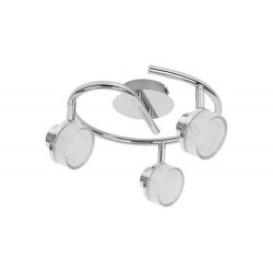 Rabalux 5637 - Padma bodové svietidlo LED 3x 5W umelá hmota chrómová/kryštál