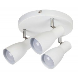 Rabalux 6028 - Ebony bodové svietidlo E27 3x MAX 20W kovové biela/biela