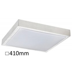 Rabalux 5795 - Sasha stropné svietidlo LED 24W umelá hmota kartáčovaný hliník/opálové sklo