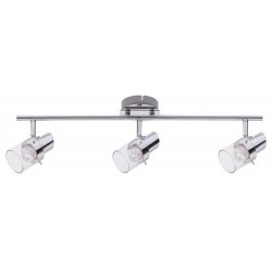 Rabalux 6673 - Dakota bodové svietidlo LED 3x 4,5W sklo/ sklo krištál' chrómová/priesvitný krištáľ