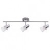 Rabalux 6673 - Dakota bodové svietidlo LED 3x 4,5W teplá biela sklo/ sklo krištál' chrómová/priesvitný krištáľ